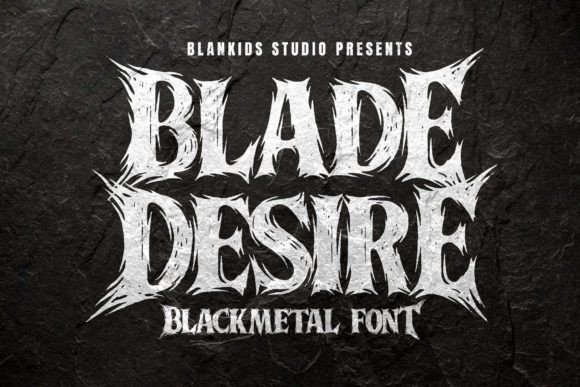 Blade Desire Font for Bold Design Projects