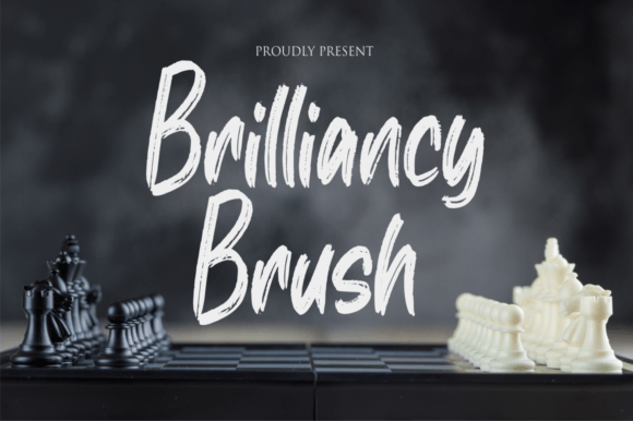 Brilliancy Brush: A Handwritten Font for Creative Projects