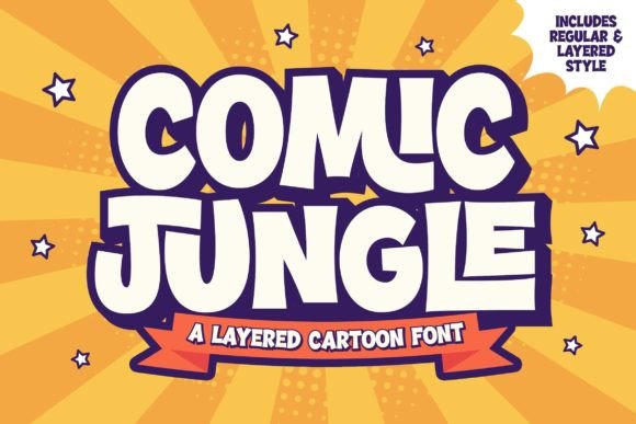 Comic Jungle: A Playful Font for Creative and Professional Projects
