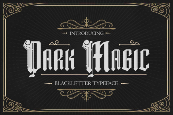 Dark Magic Font: A Gothic Powerhouse for Bold Design