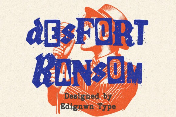 Desfort Ransom: A Bold Font for Unconventional Design