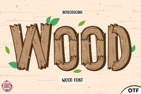 Discover the Charm of Wood: A Font Design Inspired by Nature