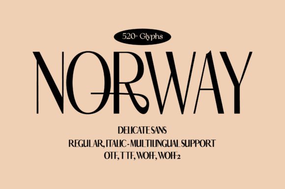 Discover the Norway Font