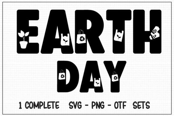 Earth Day Font for Creative Projects