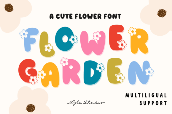 Flower Garden Font