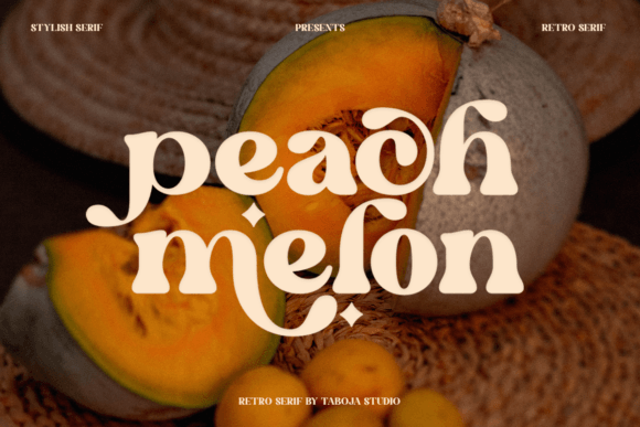Introducing Peach Melon: A Versatile and Stylish Typeface for Modern Design Needs