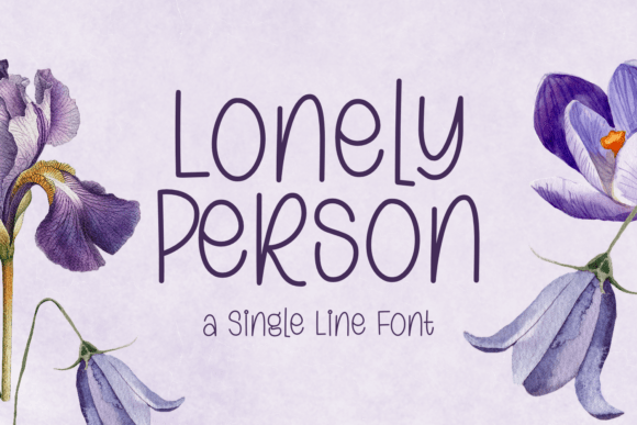 Lonely Person Font: A Playful Touch for Modern Designs