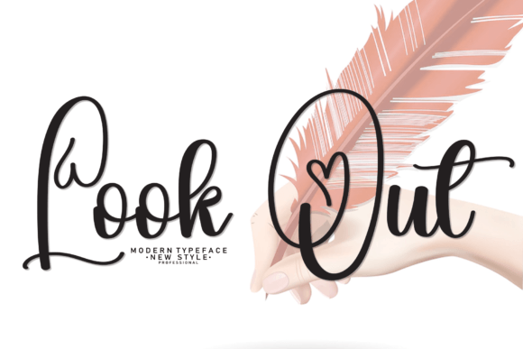 Look Out: A Modern and Stylish Handwritten Script Font for Enhanced Design Projects