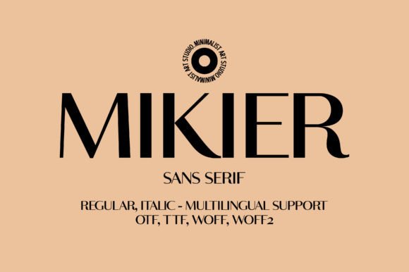 Mikier: A Chic and Elegant Sans Serif Font for Modern Design