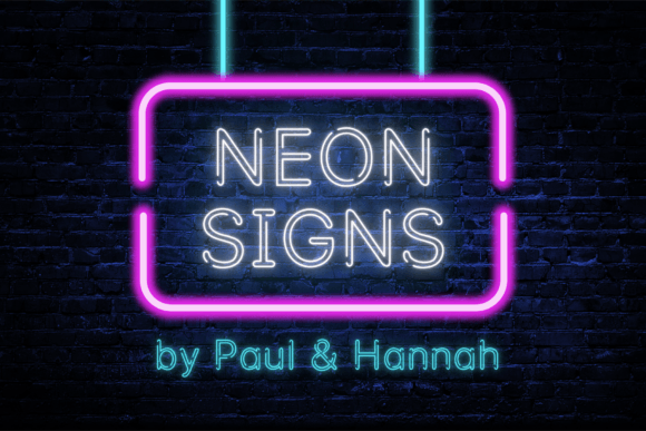 Neon Signs Font: Brighten Your Design with a Retro Glow
